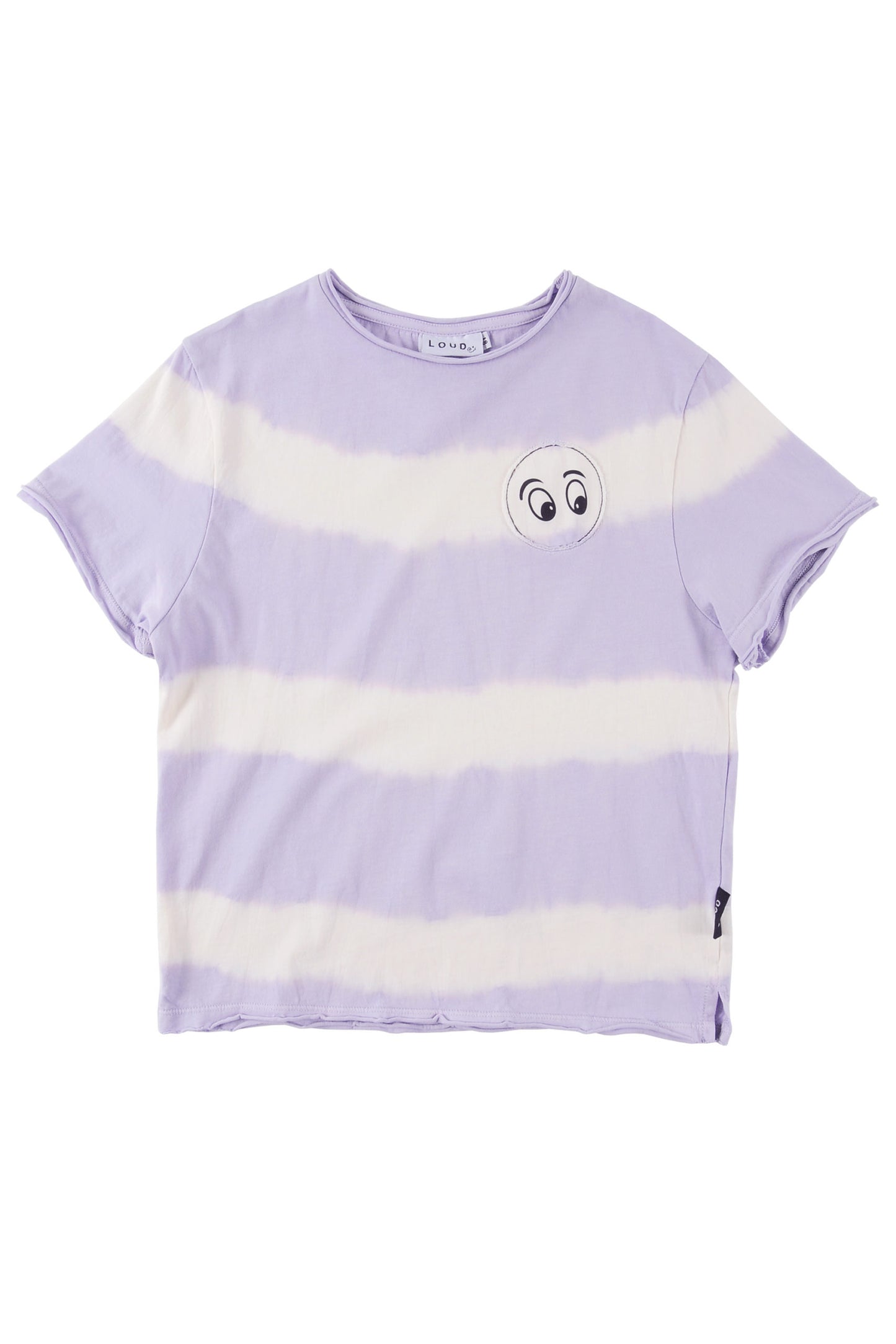 REVIVAL - Ecru / Lavender Tie Dye T-Shirt Loose Fit