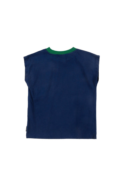 SORRENTO - Navy Washed T-Shirt Relaxed Fit (SAMPLE)