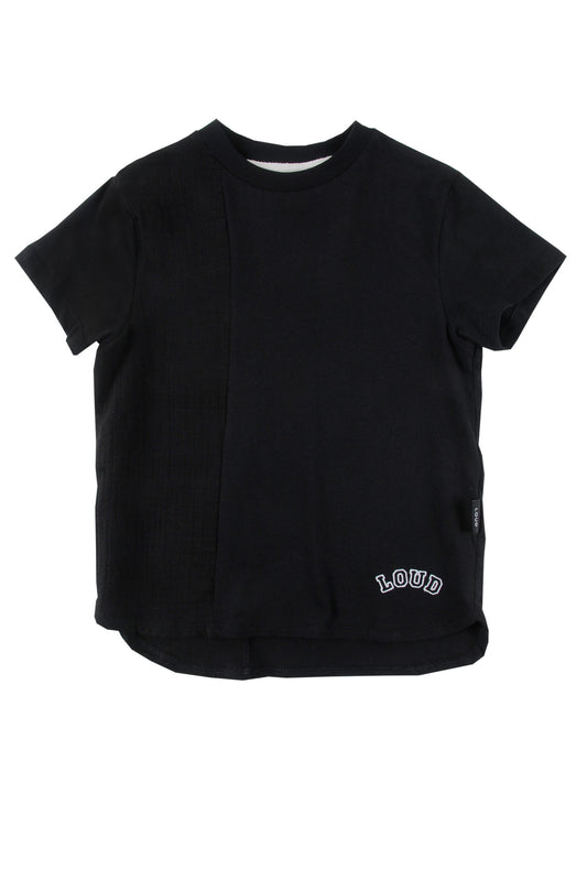 ELEVATE - Black T-Shirt 2 Tone Fabric