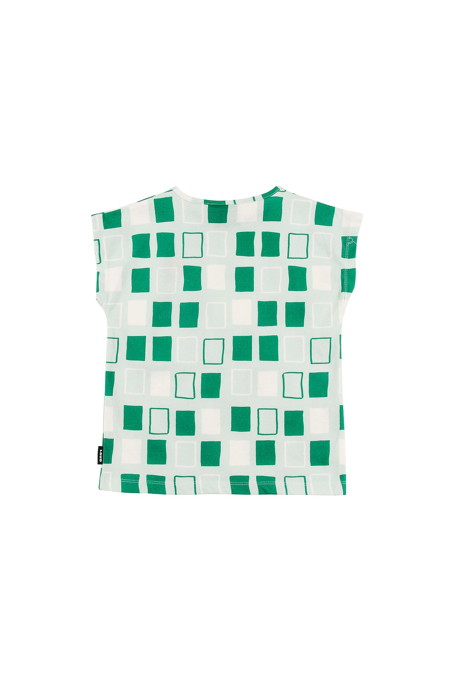 KINDER - Abstract Check AOP T-Shirt Loose Fit (SAMPLE)
