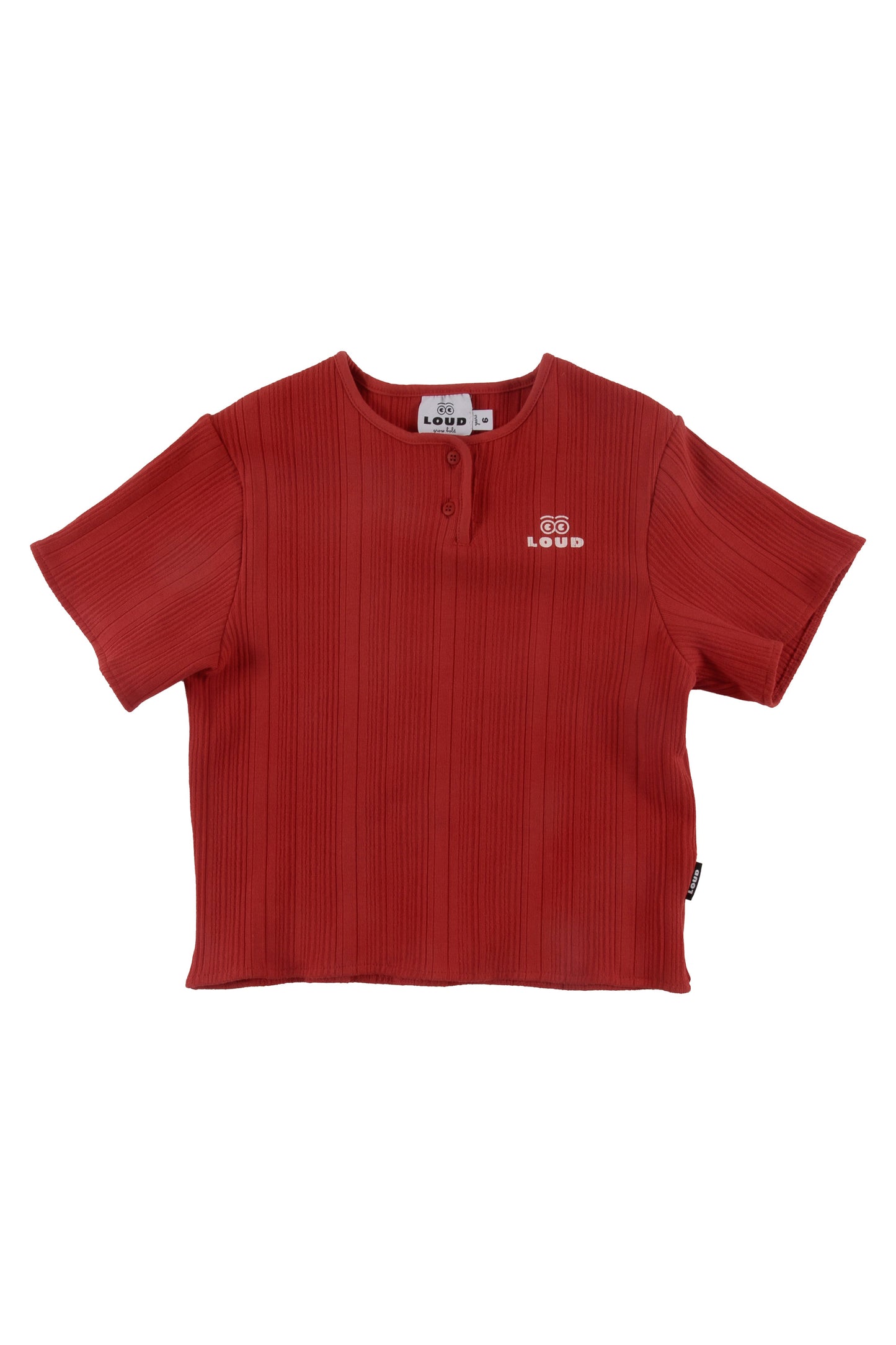 LYLIS - Red T-Shirt Loose Fit Drop Shoulder (SAMPLE)