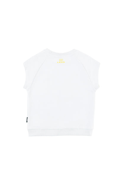AMALFI - Delicate Blue Raglan Top Sleeveless