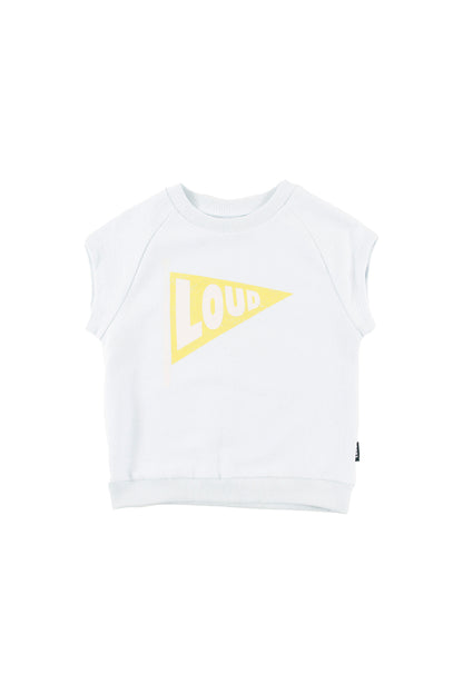 AMALFI - Delicate Blue Raglan Top Sleeveless