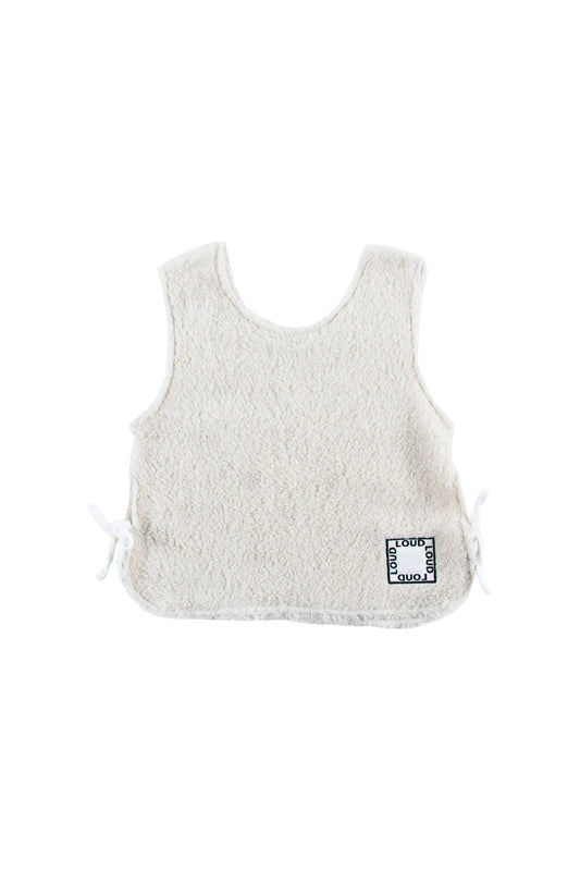 STROLL - Ecru Plush Vest